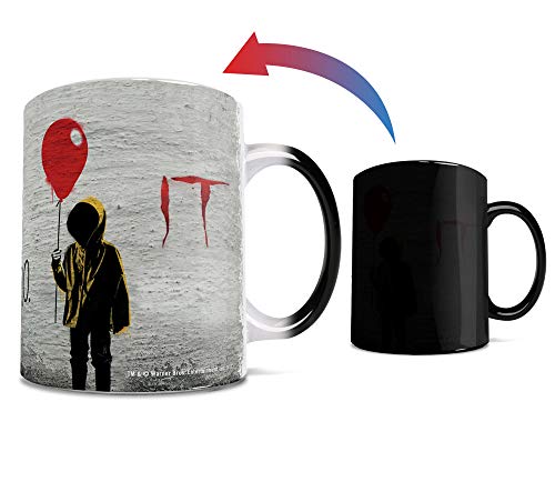 Color Changing Morphing Mug You'll Float Too Georgie and Balloon 11 oz - Heat Sensitive Ceramic Coffee Cup