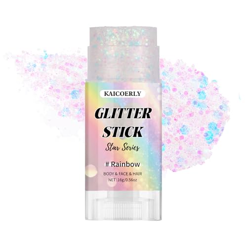 Rainbow Body Glitter Stick - Holographic Shimmer Eye Face Makeup - Variation of THIS listing
