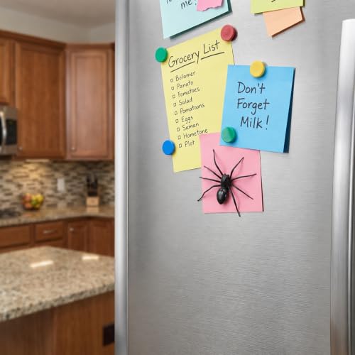 2 Pack Realistic Spider Fridge Magnets Halloween Creepy Decor