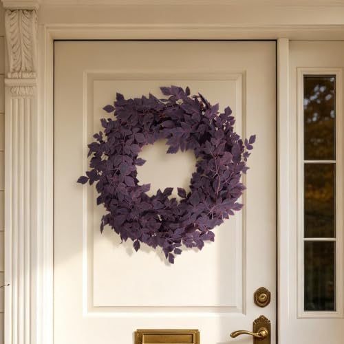 Artificial Cimicifuga Vine Garland for Fall Decor - Brown 2 Pack, 12 ft