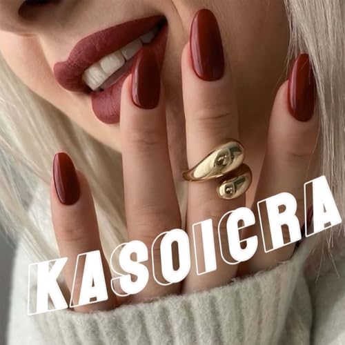 Halloween Press On Nails Almond Fake Nails - Medium Style C013, 24 Pack