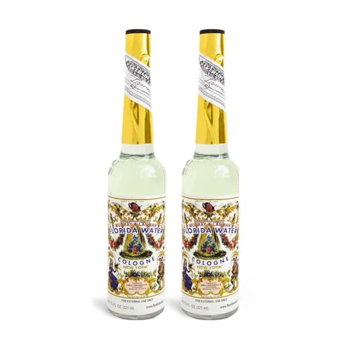 Florida Water After Shave Cologne - White, 2-Pack of 7.5 Fl Oz Bottles