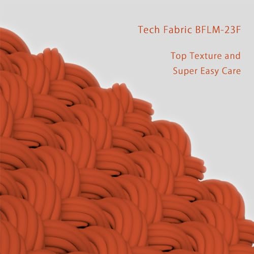 Bright Orange Faux Linen Table Runner 14x71 Inches - Waterproof & Wrinkle-Resistant