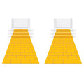 Yellow Brick Aisle Floor Runners - 2 Piece Princess & Halloween Party Decor