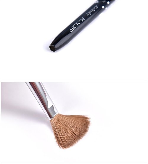 Rolabling Size 14# Black 100% Kolinsky Sable Acrylic Nail Art Brushes UV Gel Nail Painting Pen Brushes (Szie 14)