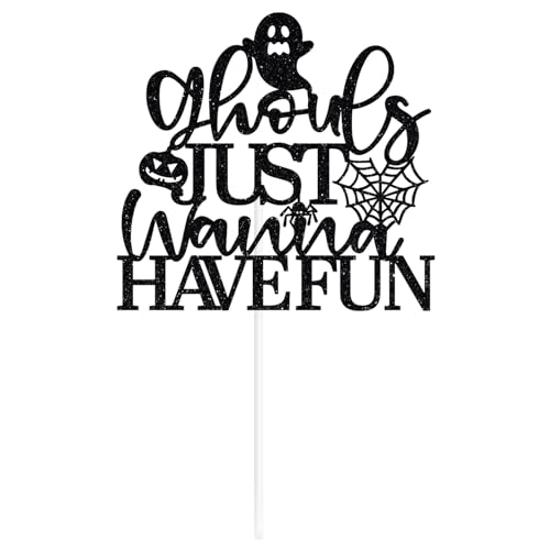 Halloween Cake Topper Ghouls Just Wanna Have Fun Party Decoration