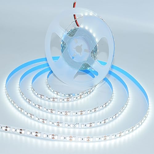LED Strip Lights 66ft Waterproof IP68 White 6500K - Flexible Indoor Outdoor Decoration