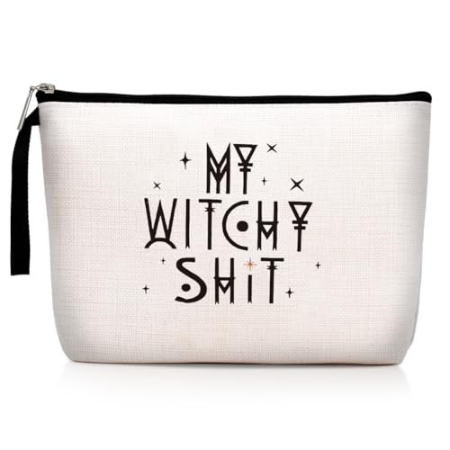 Halloween Witchcraft Makeup Bag - Funny Witchy Gift for Women & Girls