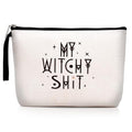 Halloween Witchcraft Makeup Bag - Funny Witchy Gift for Women & Girls