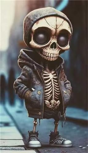 4pcs Skeleton Decor Set - Halloween Garden Gnome Skeleton Figurines Indoor Outdoor