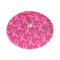 Pink Ribbon Christmas Tree Skirt 48 Inches - Holiday Decor, Gift Cover