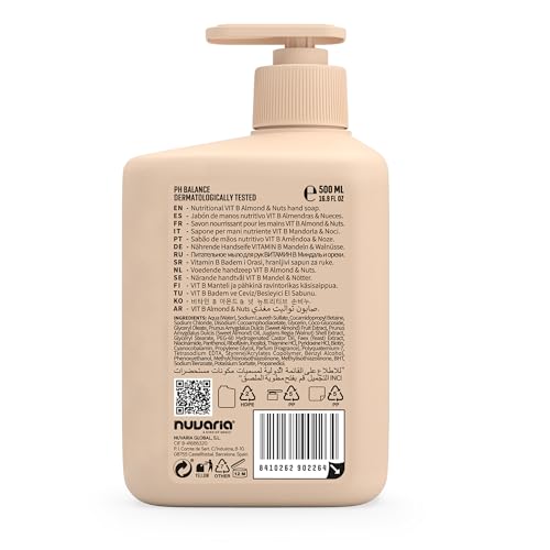 Moisturizing Hand Soap with Nut Extract & Vitamin B - 16.9 oz