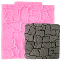 Brick Wall Texture Silicone Mold for Cake Decorating - Style F