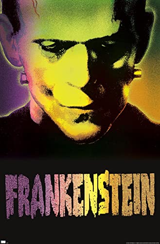 Frankstein Close-Up Wall Poster - Premium Unframed 34" x 22.4"