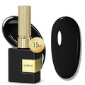Black 15ML Gel Nail Polish - Same Color Soak Off Gel for Manicure & DIY