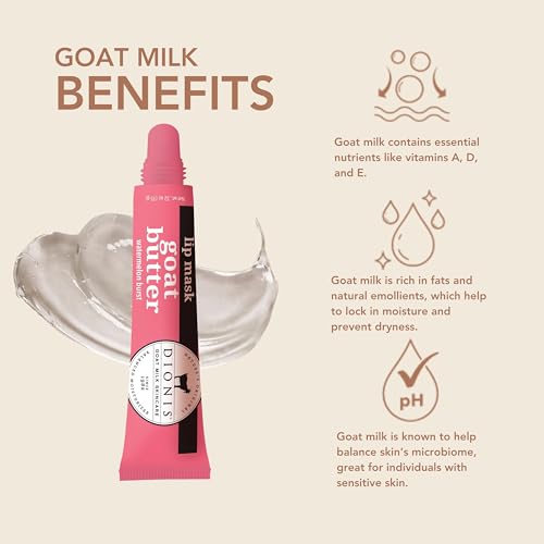 Dionis Goat Milk Overnight Watermelon Burst Lip Mask 0.52oz (Pack of 1)