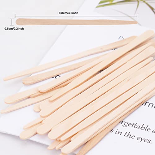 1200Pcs Wax Sticks for Body, Eyebrow & Lip Hair Removal - Spatula Applicators