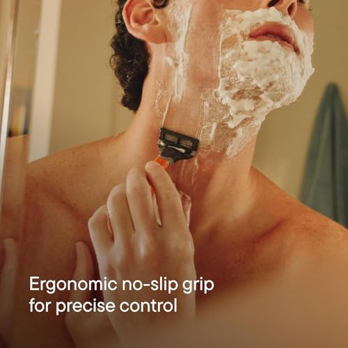 Men's Shaving Kit with Razor Handle & 15 Blade Refills - Face Razor Set