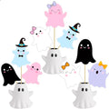 Halloween Ghost Centerpiece Sticks - 14 Pack Spooky Table Decorations for Parties