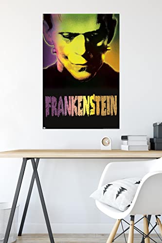 Frankstein Close-Up Wall Poster - Premium Unframed 34" x 22.4"