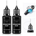 Strong Hold Rhinestone Nail Glue Gel for 3D Nail Art & Charms - 2 Pack