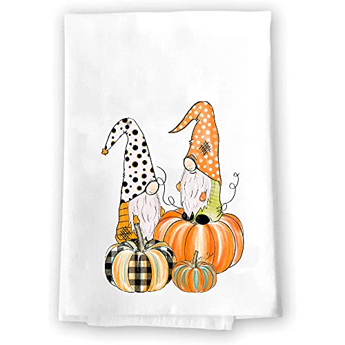 Fall Gnomes Hand Towels - Autumn Kitchen & Bathroom Decor Set