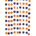 Orange and Blue Paper Garland Party Decorations Circle Dot Backdrop 30 Feet