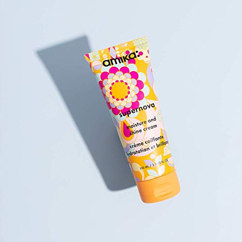 Amika Supernova Moisture & Shine Cream - Hydrating Formula for Radiant Hair | 3.3 Fl Oz