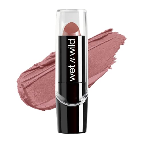 Wet n Wild Lipstick and Eyeliner Set - Rich Color Dark Pink Frost & Black