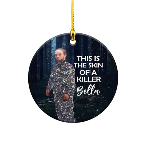 Funny Vampire Christmas Ornament - Ceramic Holiday Tree Decor - Holiday Gift - Variation 1