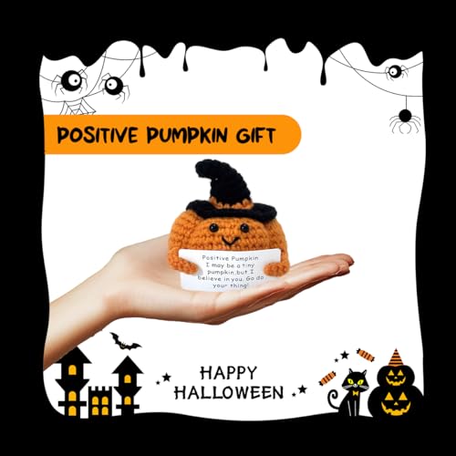 Halloween Pumpkin Decor - Cute Crochet Supportive Pumpkin Figure - Variation: Pumpkin