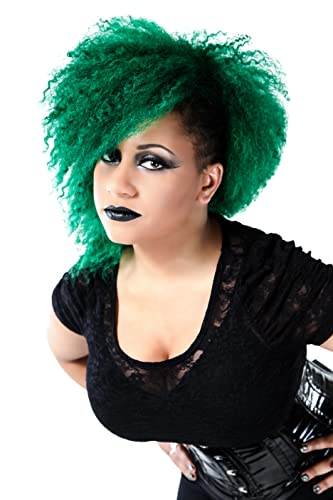 Vibrant Green Envy Hair Dye - Semi-Permanent, 4 oz for Bold Color