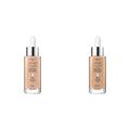 L'Oreal Paris True Match Nude Hyaluronic Tinted Serum Foundation Bundle with Light 2-3 and Medium 4-5 Shades, 1 fl. oz. Each