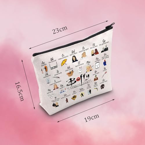 TV Show Inspired Gift Makeup Zipper Pouch - Vampire Design, BTV Makeup Variation