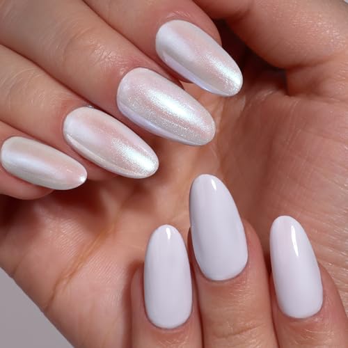 Chrome Glaze Nail Polish - Metallic Finish, 0.4 Fl Oz - Moonstone Variation