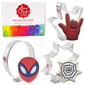 Superhero Cookie Cutter Set - 3 Piece Baking Tool for Kids & Parties