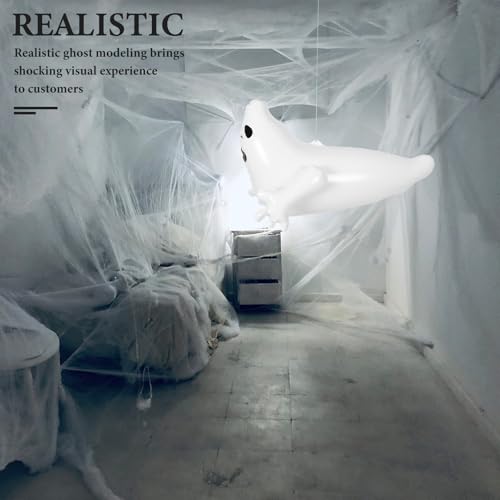 Inflatable Ghost Decoration for Halloween Yard & Indoor Outdoor Decor 27.5 Inch
