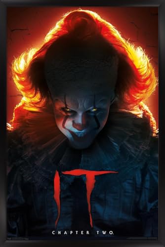 Evil Glow Wall Poster Frame - 22.375 x 34 Inches Black Framed Wall Art
