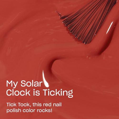 OPI Nail Lacquer My Solar Clock Is Ticking - Dark Orange Opaque Nail Polish