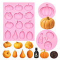 Pink Pumpkin Silicone Mold for Candy, Chocolate & Cake Decoration - XL432