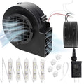 12V 1.5A Inflatable Fan Replacement with 2A Plug & LED Lights - Halloween & Xmas Yard Decor