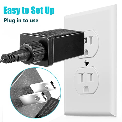 4 Pack 12V 1A Replacement Inflatable Yard Power Adapter - Class 2 Waterproof
