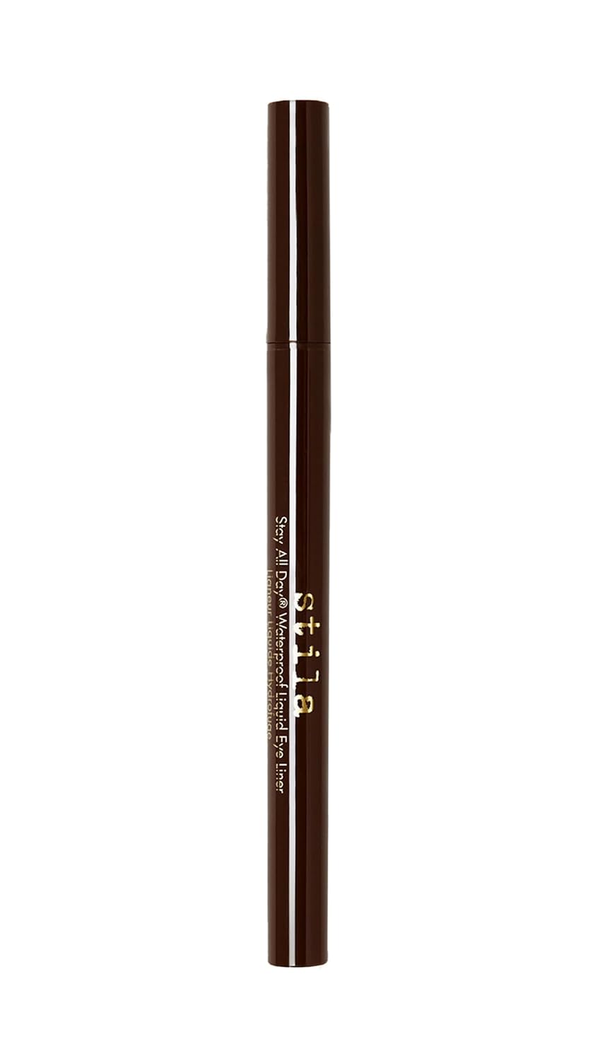 Stila Waterproof Liquid Eye Liner - Stay All Day Formula with Fine Brush Tip | Smudge-Proof Satin Finish