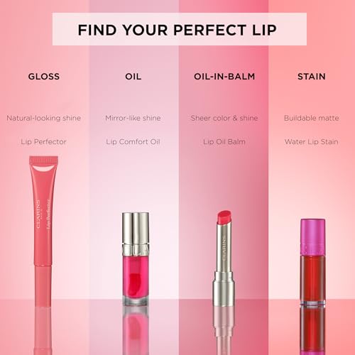 Clarins Lip Comfort Oil - Soothes, Hydrates and Plumps Lips with 93% Natural Ingredients
