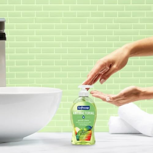 Antibacterial Liquid Hand Soap Pump Pack with Sparkling Pear Scent - 6 x 11.25 fl oz