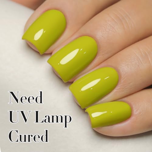 Gel Nail Polish 15ML - Same Color & Bottle - Olive Green - Double Rhythm