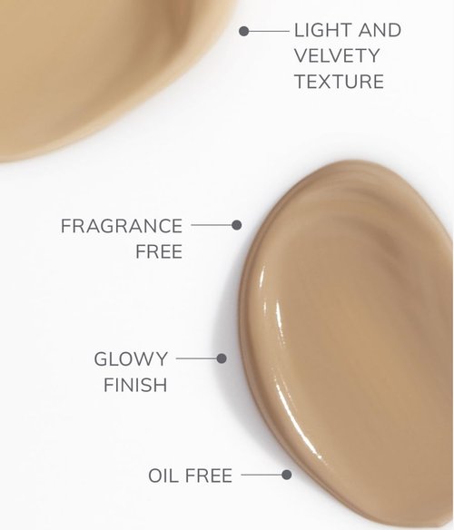 FARMASi Air Glow Foundation – Lightweight Liquid Formula with Hyaluronic Acid for Dewy, Natural-Looking Radiance – Buildable Coverage, Non-Comedogenic, 1 fl oz, N07