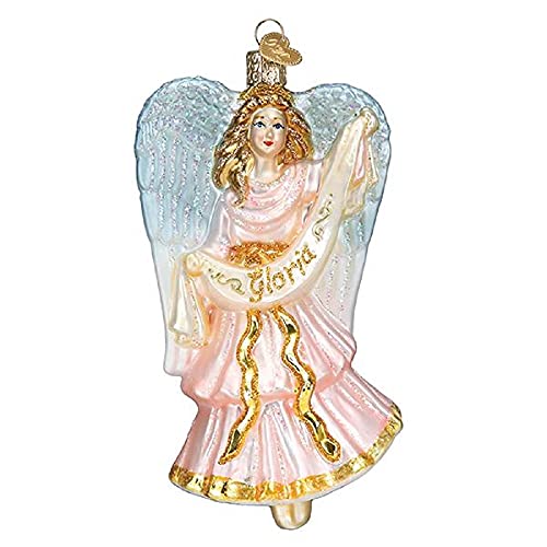 Nativity Angel Christmas Ornament Glass Handcrafted Holiday Decoration