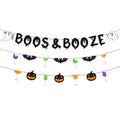 Halloween Potion Ghost & Boo Banner Set - Glittery Party Decorations