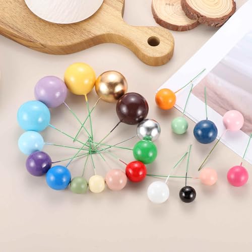 Cake Toppers Foam Ball Set - Grass Green, 32 Pcs Party & Wedding Decoration